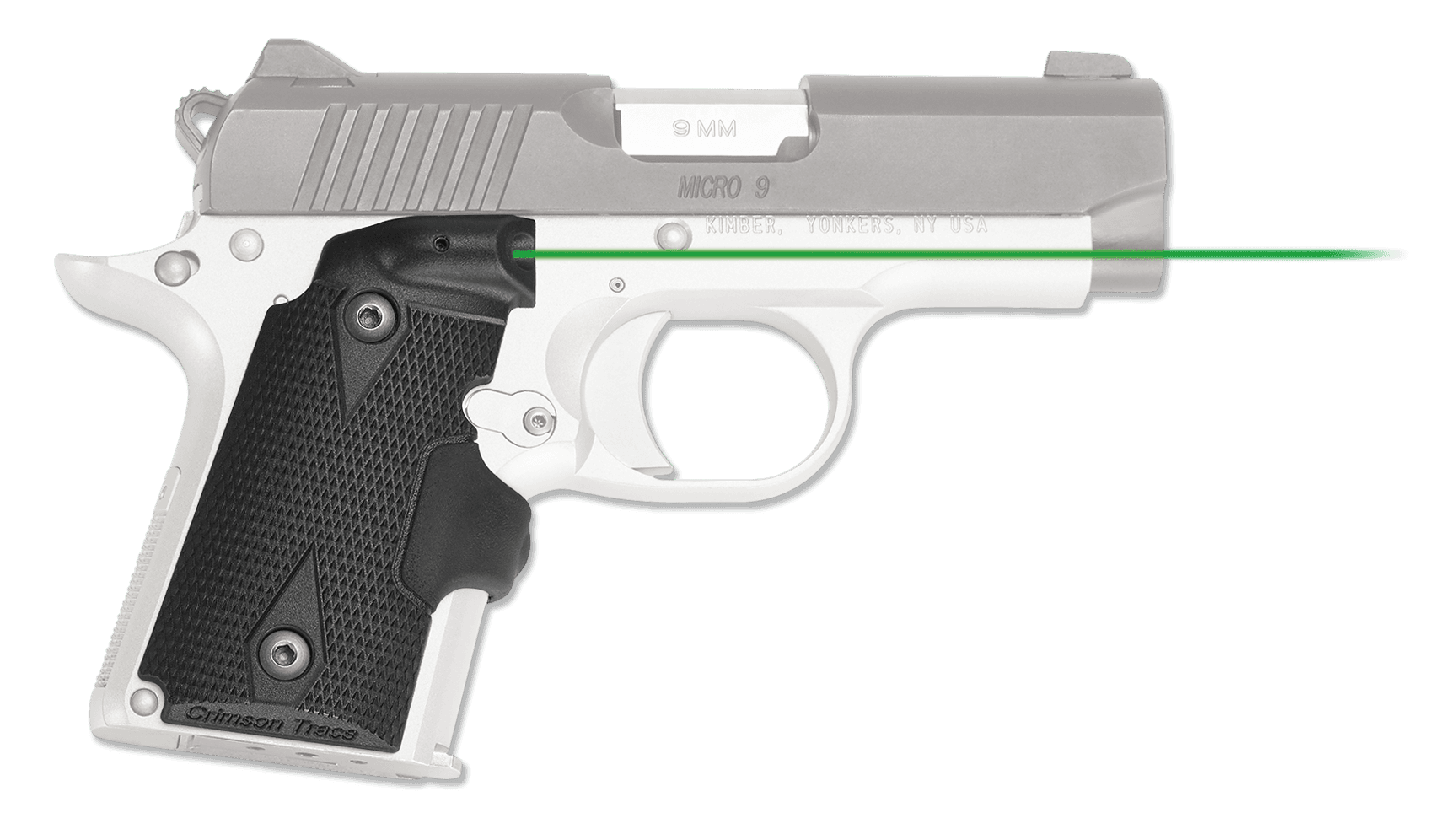 Crimson Trace 01-5620-1 LG-409G Lasergrips  Black Green Laser Kimber Micro 9