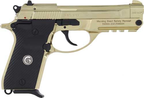 EAA Girsan MC14T Solution Tipup Pistol 380 ACP 3.8 in. Gold with Black Trim 13 rd.