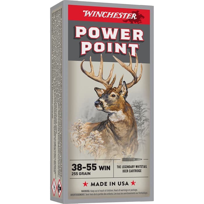 Winchester Super X 38-55 Win Power Point 255 Grain 20 Rounds