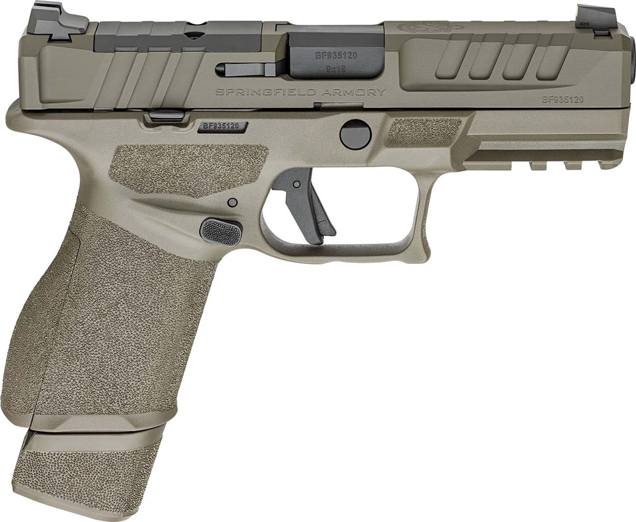 Springfield Armory Echelon 9m 9mm Luger 4 in Barrel 15+1 Od Green Cerakote