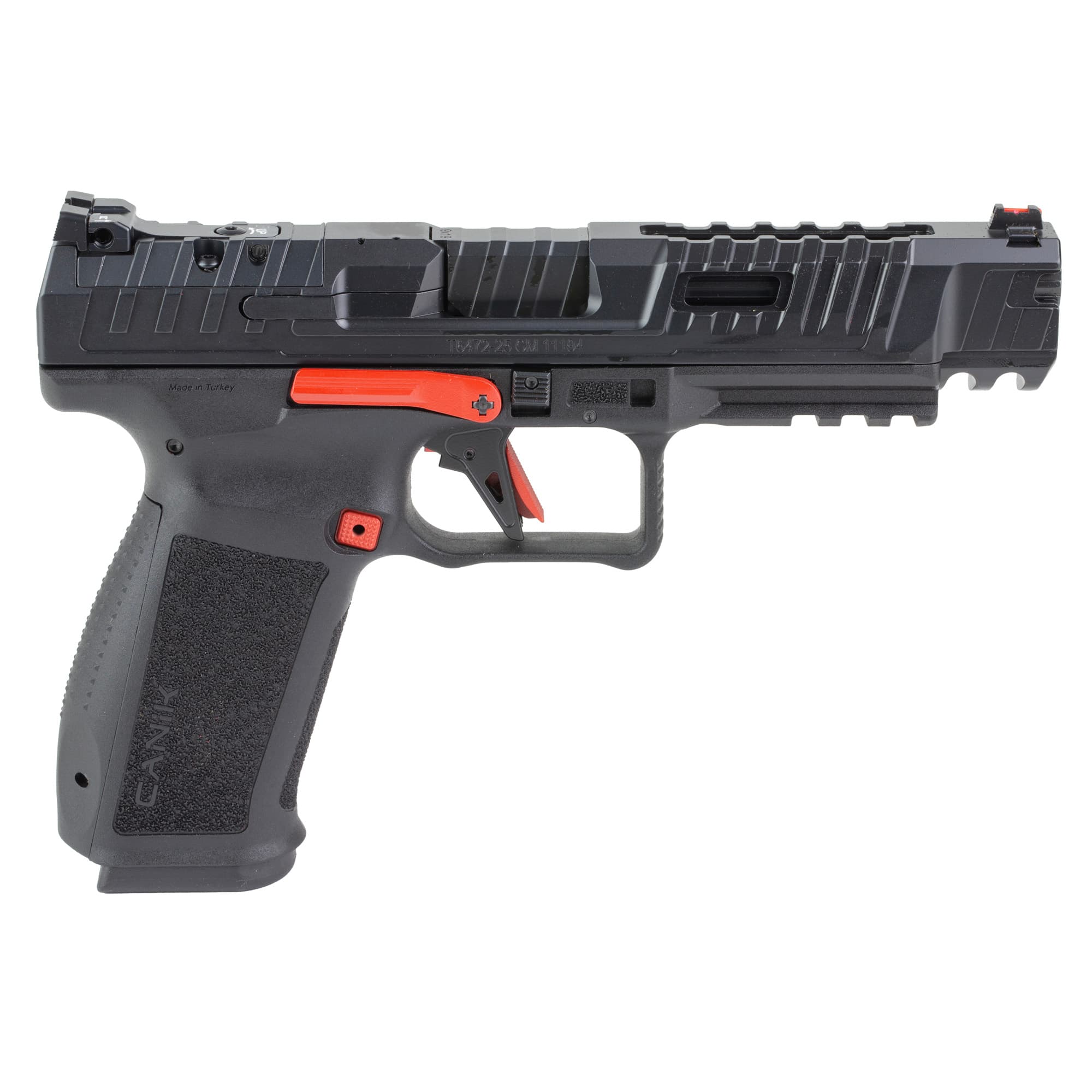 Canik SFx Rival 9mm Luger 5" 18+1 Red Accents Black/Red Finish