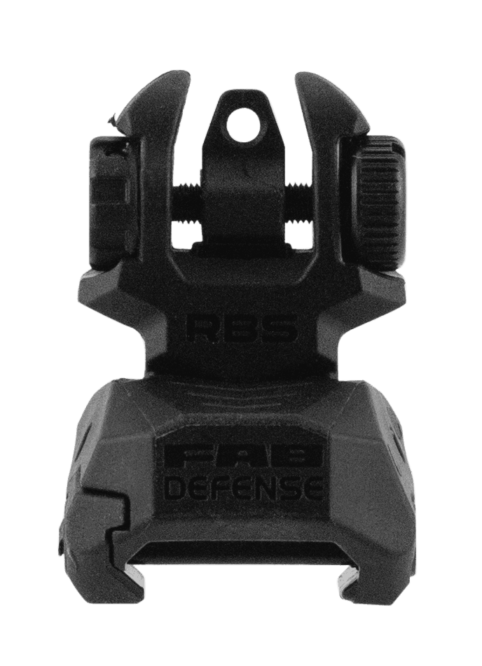 F.A.B. Defense FXRBS Folding Rear Sight Dual Aperture for AR-15 M16 M4