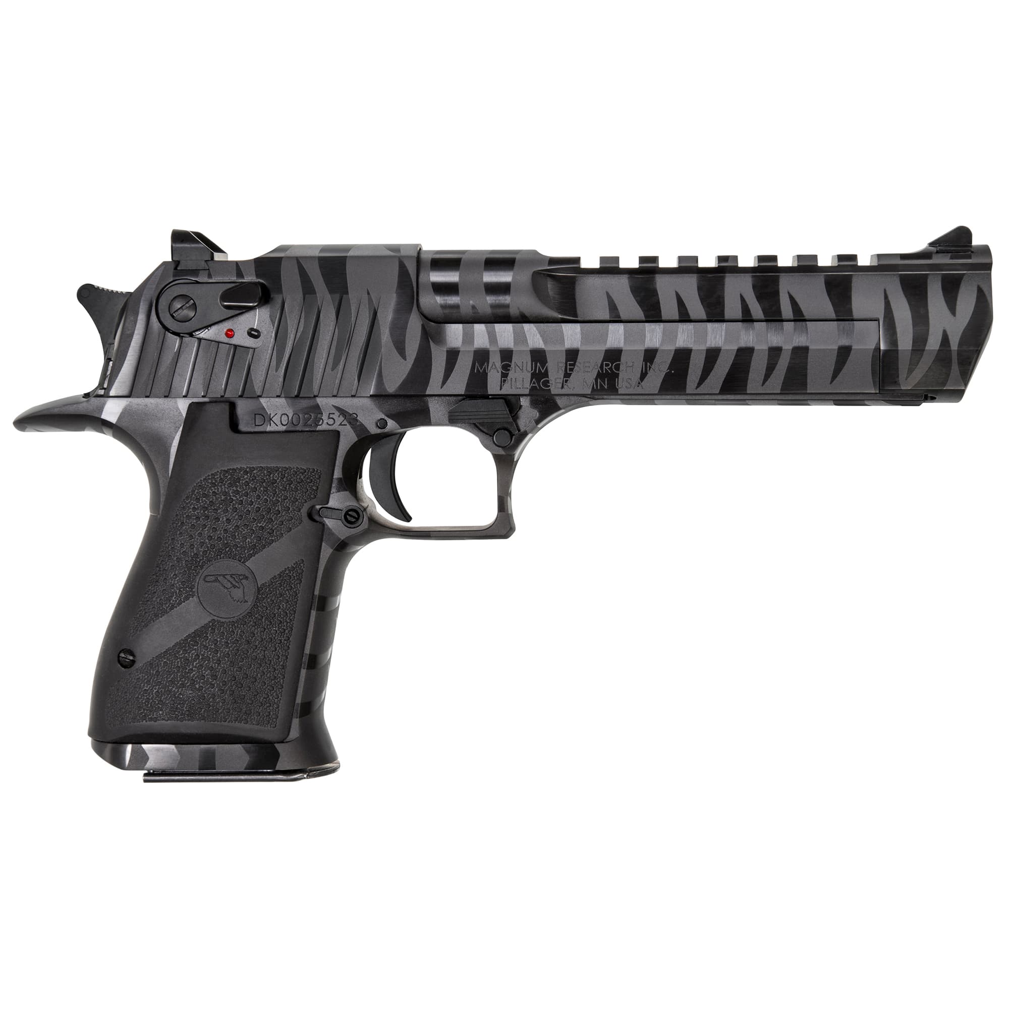 Magnum Research Desert Eagle Mark XIX Pistol 50 AE 6 in. Black with Tiger Stripe 7 rd.