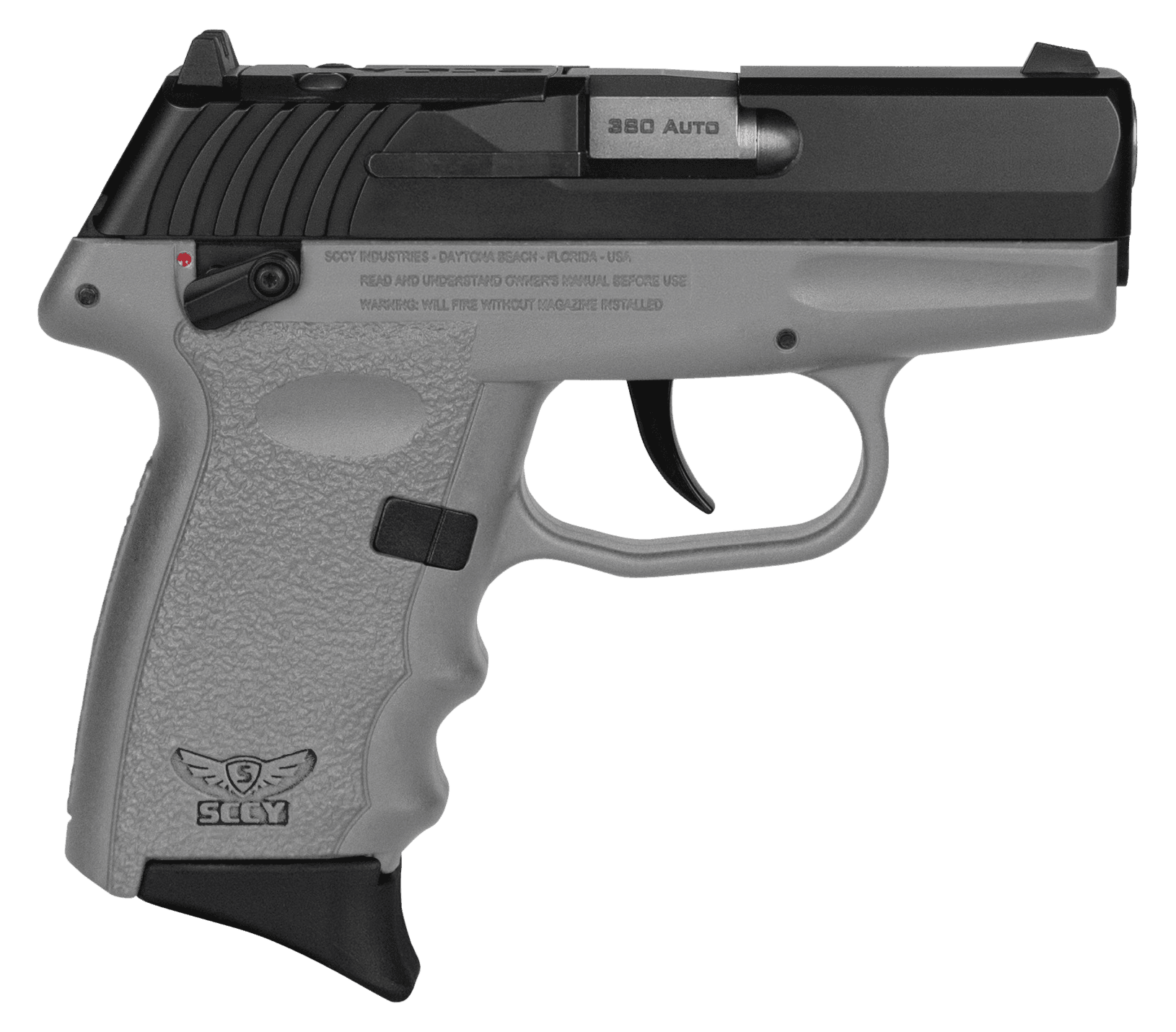 SCCY Industries CPX4CBSGRDRG3 CPX-4 RD 380 ACP 10+1 2.96" Sniper Gray Polymer/Serrated Black Nitride Stainless Steel Slide/Finger Grooved Sniper Gray Polymer Grip
