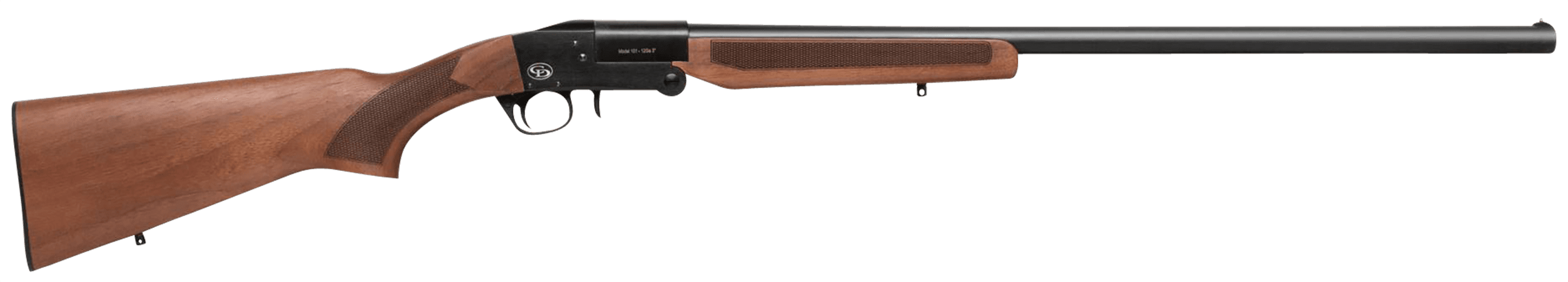Charles Daly 101 12GA, 28in. Barrel, 1rd, Wood Stock & Forend - Black (930234)