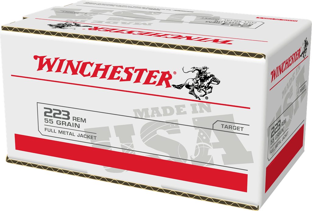 Winchester Usa Rifle 223 Remington Full Metal Jacket 55 Grain 200 Rounds