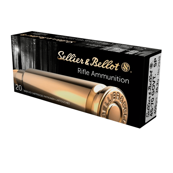 Sellier and Bellot Rifle 45-70 Government Soft Point 405 Grain 20 Rounds