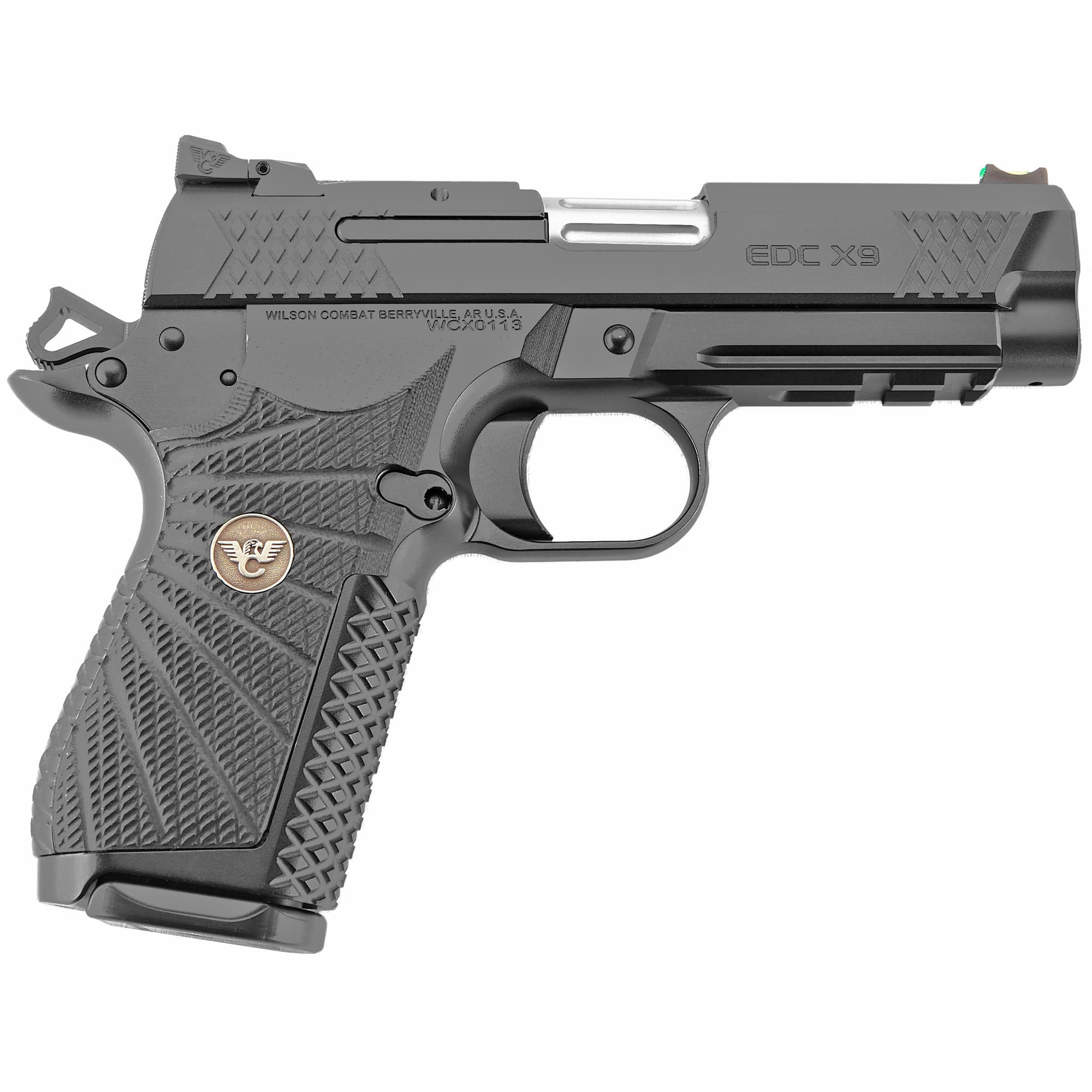 Wilson Combat EDC-X9 9mm Luger 4 Inch Barrel 15 Rounds Aluminum X-Frame Lightrail