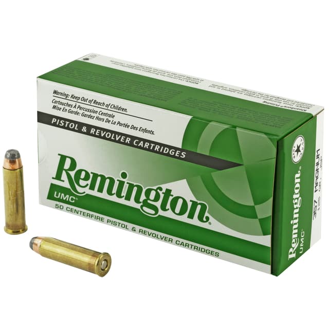 Remington UMC 357 Magnum Jacketed Soft Point 125 Grain 50 Rounds