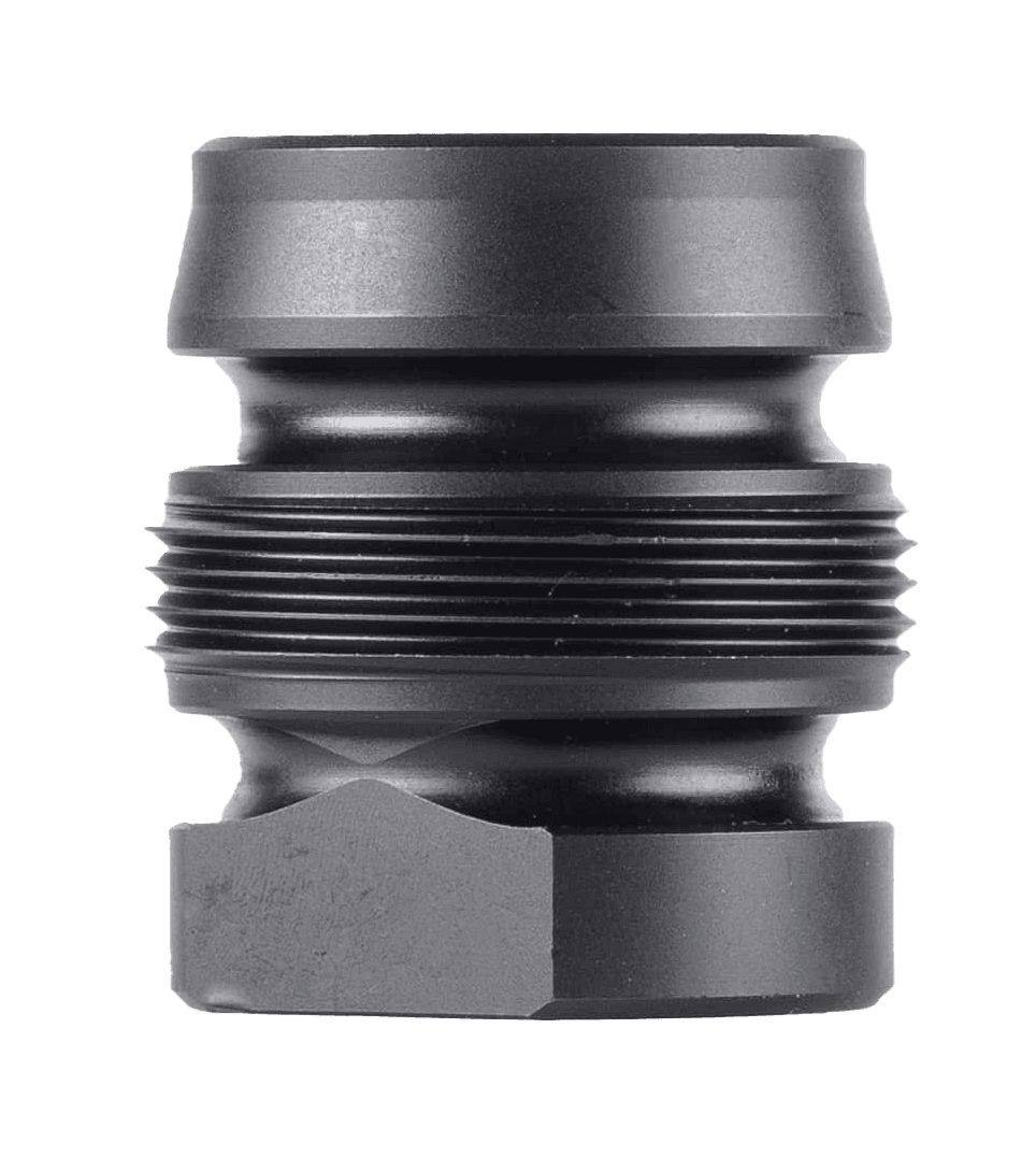 Dead Air DA143 Xeno Xero Black 4140 HT Alloy Steel 9/16x24 RH Threads 1.105" OAL 0.99" Diameter 9mm