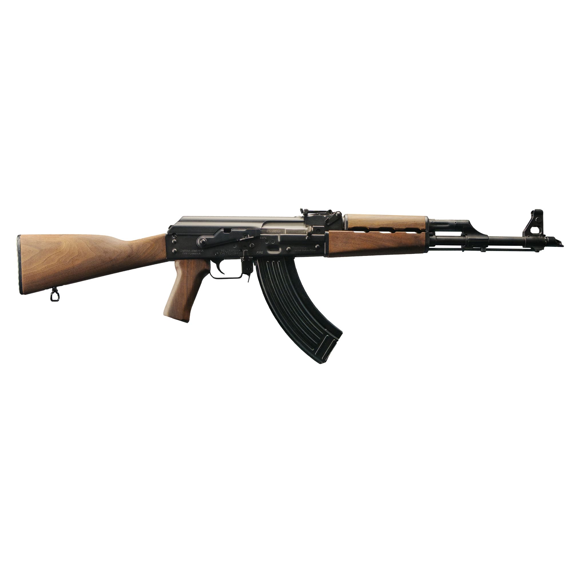 Zastava ZPAPM70 AK-47 Rifle BULDGED TRUNNION 1.5MM RECEIVER - Walnut | 7.62x39 | 16.3" Chrome Lined Barrel