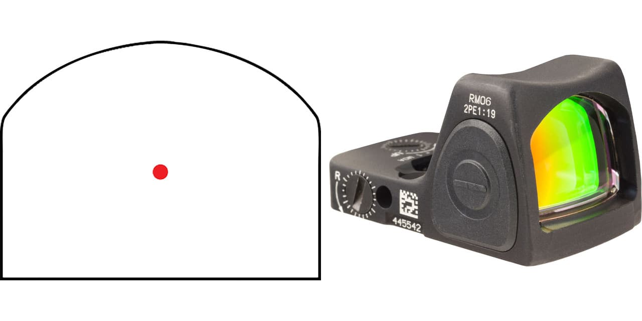 Trijicon RMR Type 2 3.25 MOA Red Dot RMR footprint for pistols and rifles