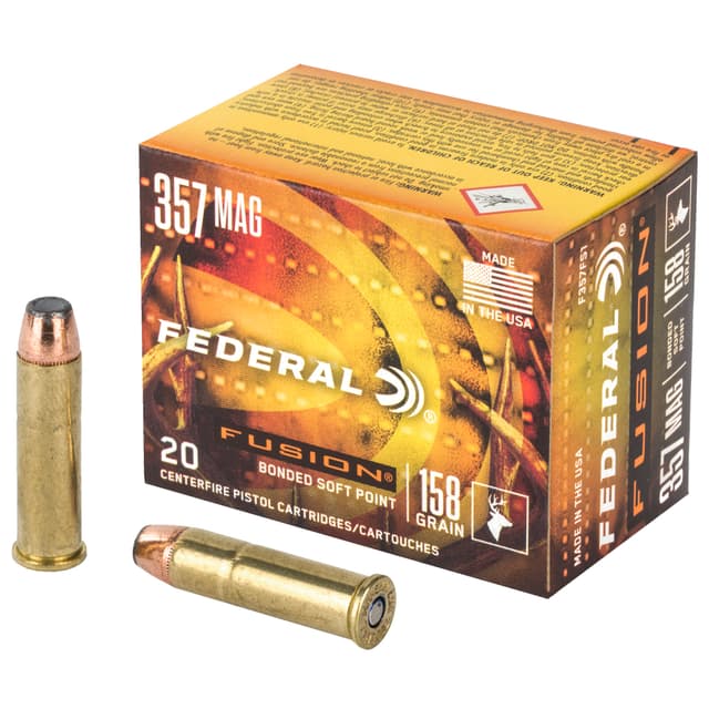 Federal Fusion Handgun Ammo 357 Mag. 158 gr. Fusion 20 rd.