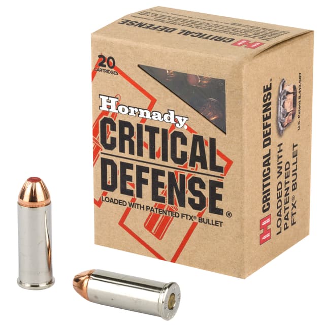 Hornady Critical Defense Pistol Ammo 44 S&W Spl 165 gr. Flex Tip eXpanding 20 rd.