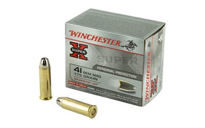 Winchester Super-X 41 Magnum Jacketed Hollow Point 175 Grain 20 Rounds