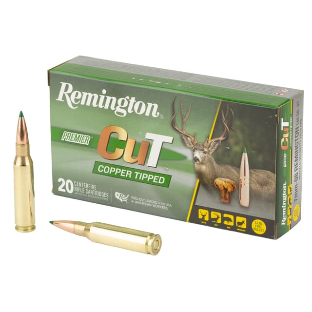 Remington Premier Cut 7mm-08 Rem Copper 140 Grain 20 Rounds
