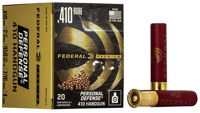 Federal Premium Personal Defense, 410 Bore, Shot No.4, 191 Grain, 20 Rounds