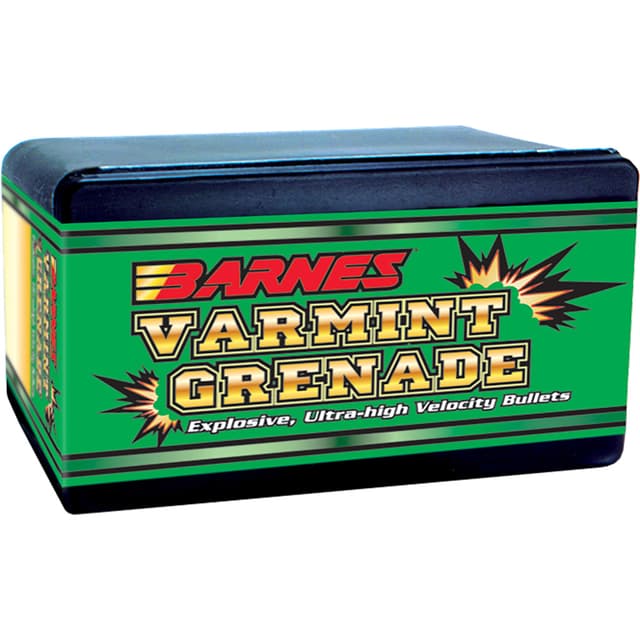 Barnes Varmint Grenade Rifle Bullets .20 cal .204" 26 gr FB 100/ct