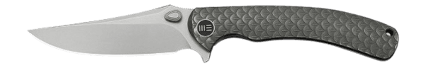 WE Knife Dracarys 3.58" Titanium Frame Lock Knife Gray