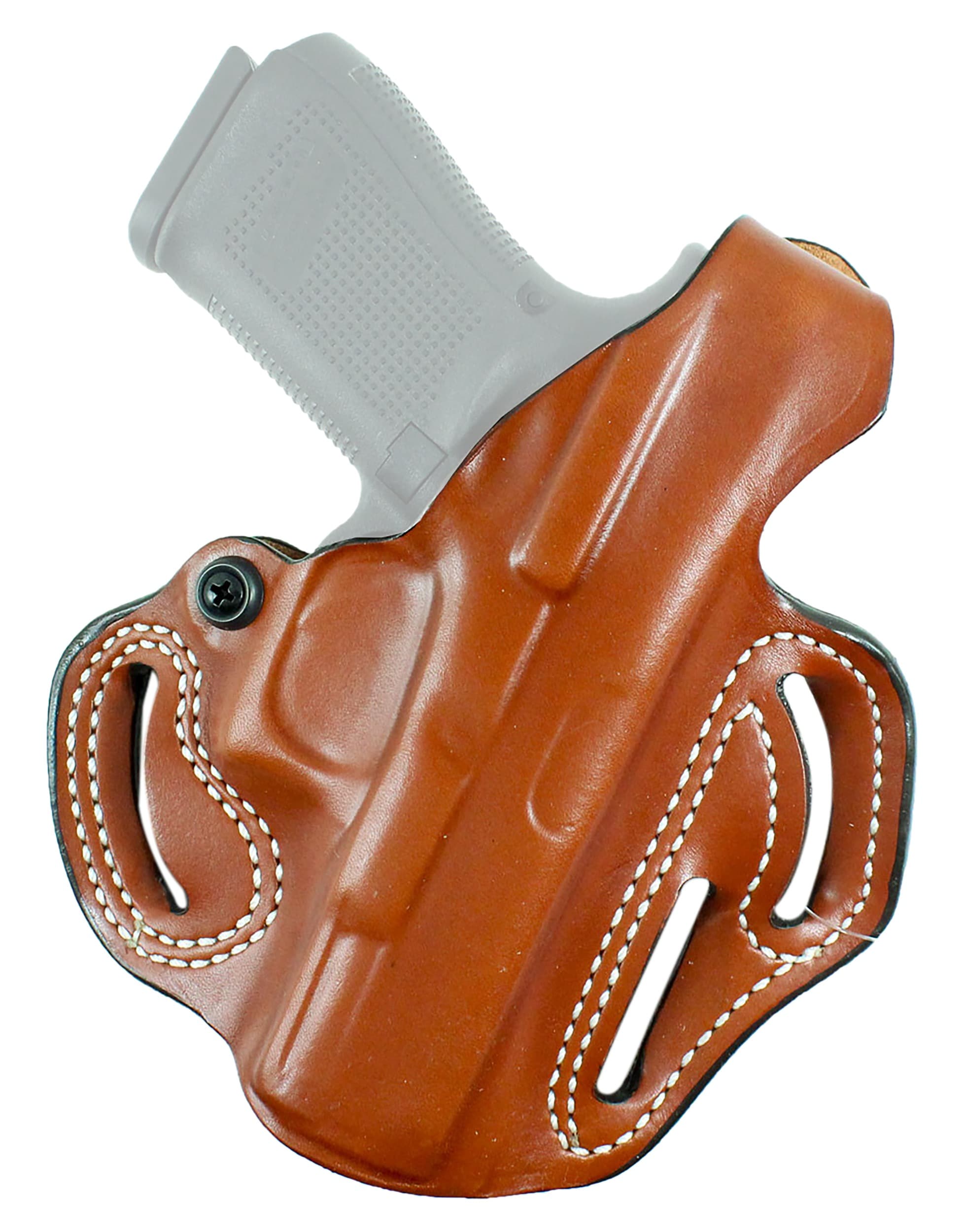 DeSantis Thumb Break Scabbard OWB Holster for S&W Shield X Leather Tan