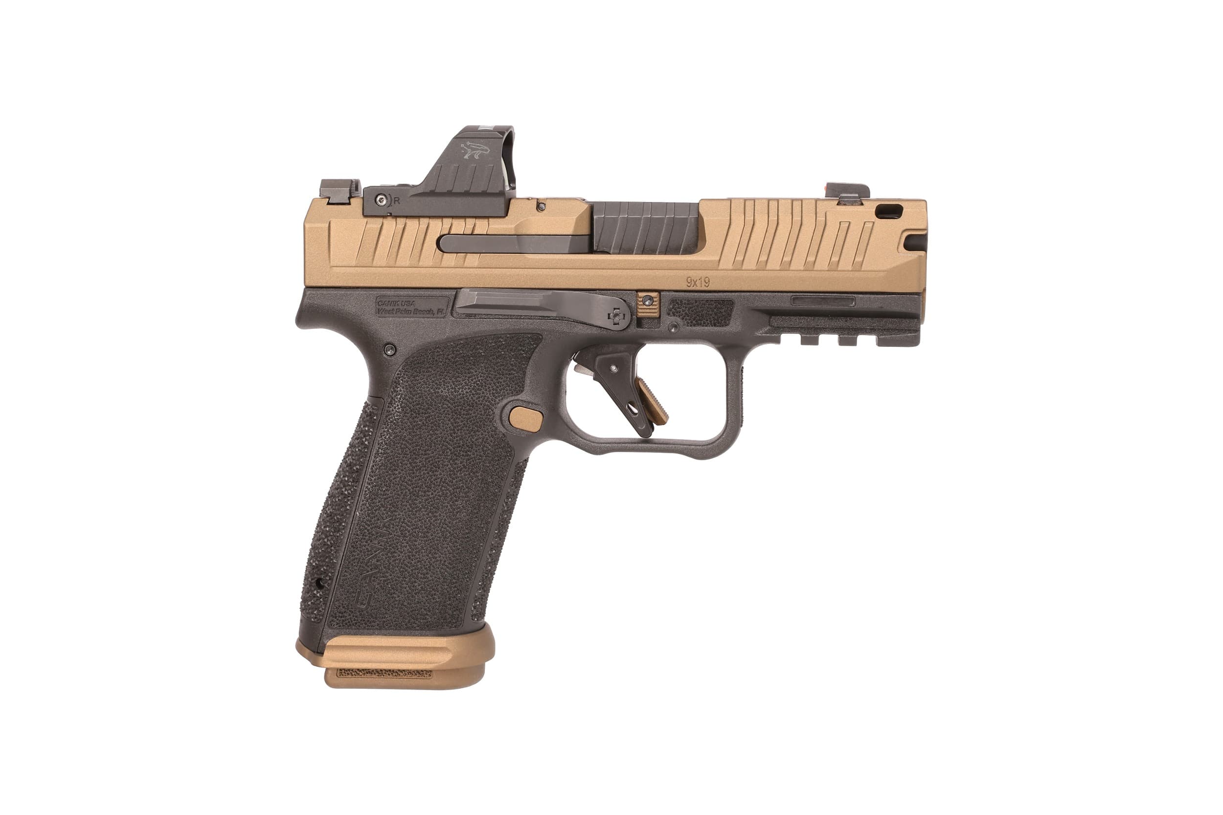 Canik METE MC9 Prime 9mm 3.64" 17rd Bronze MeCanik MO1 Pistol