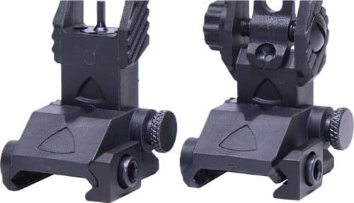 Guntec USA AR-15 EZ Sights Polymer Flip Up Sight Set