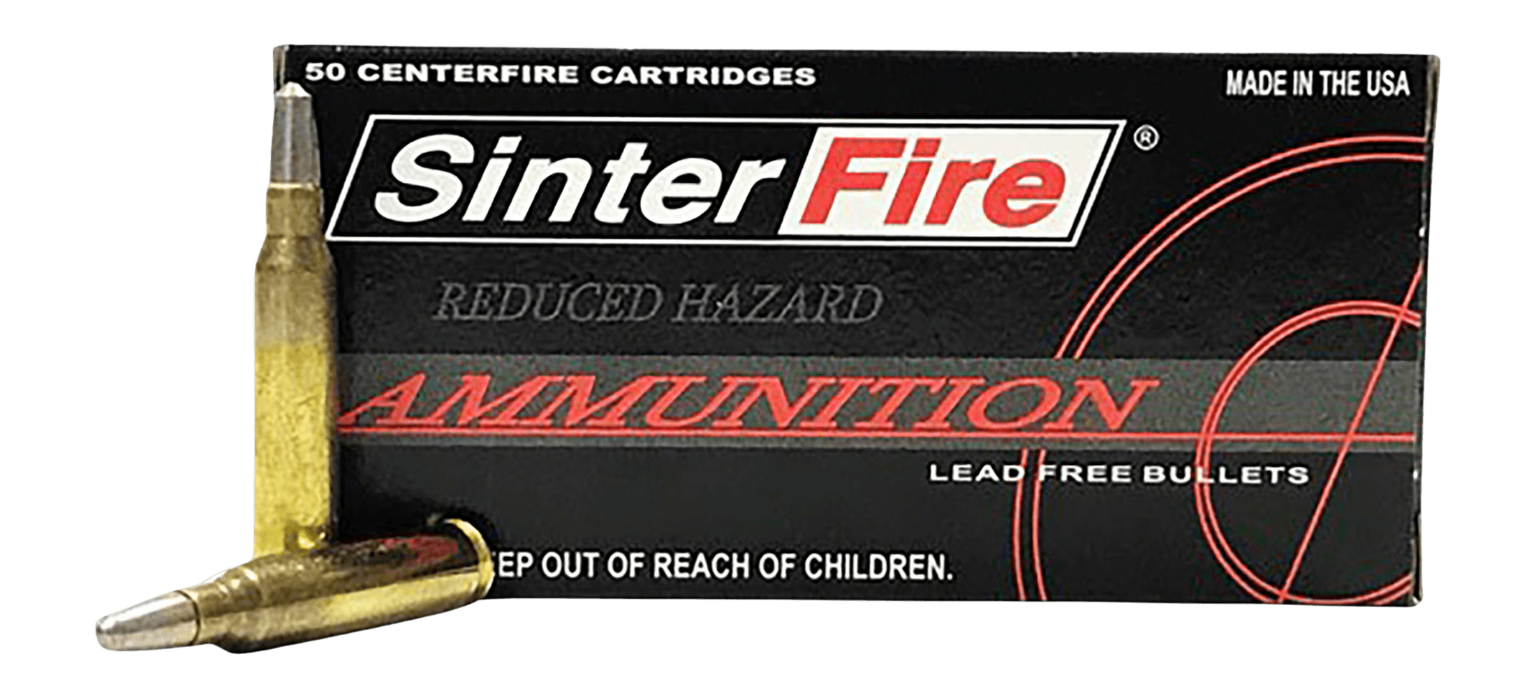 SinterFire Reduced Hazard 223 Rem 55gr Frangible 50rd Box