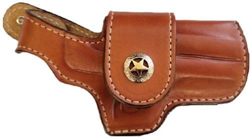 Bond Arms Driving Holster for 3.5" Barrel Derringers Leather Tan