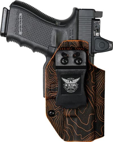We The People Holsters IWB Holster for S&W M&P M2.0 Kydex Orange Topographic