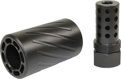Guntec USA Spitfire AR Muzzle Compensator with QD Blast Shield 300 BLK 5/8-24