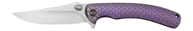 WE Knife Dracarys 3.58" Titanium Frame Lock Knife Purple/Gold