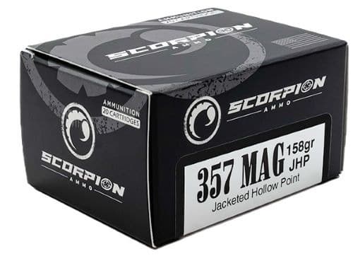 Scorpion 357 Mag 158gr JHP 20rd Box