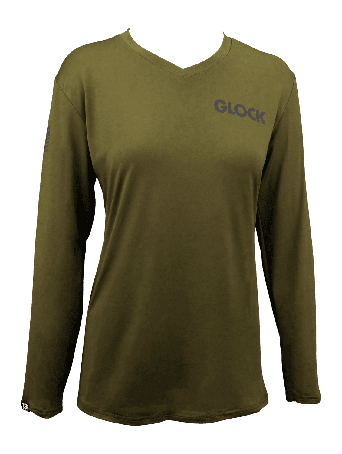 Glock Ladies Long Sleeve Performance Shirt Green Small