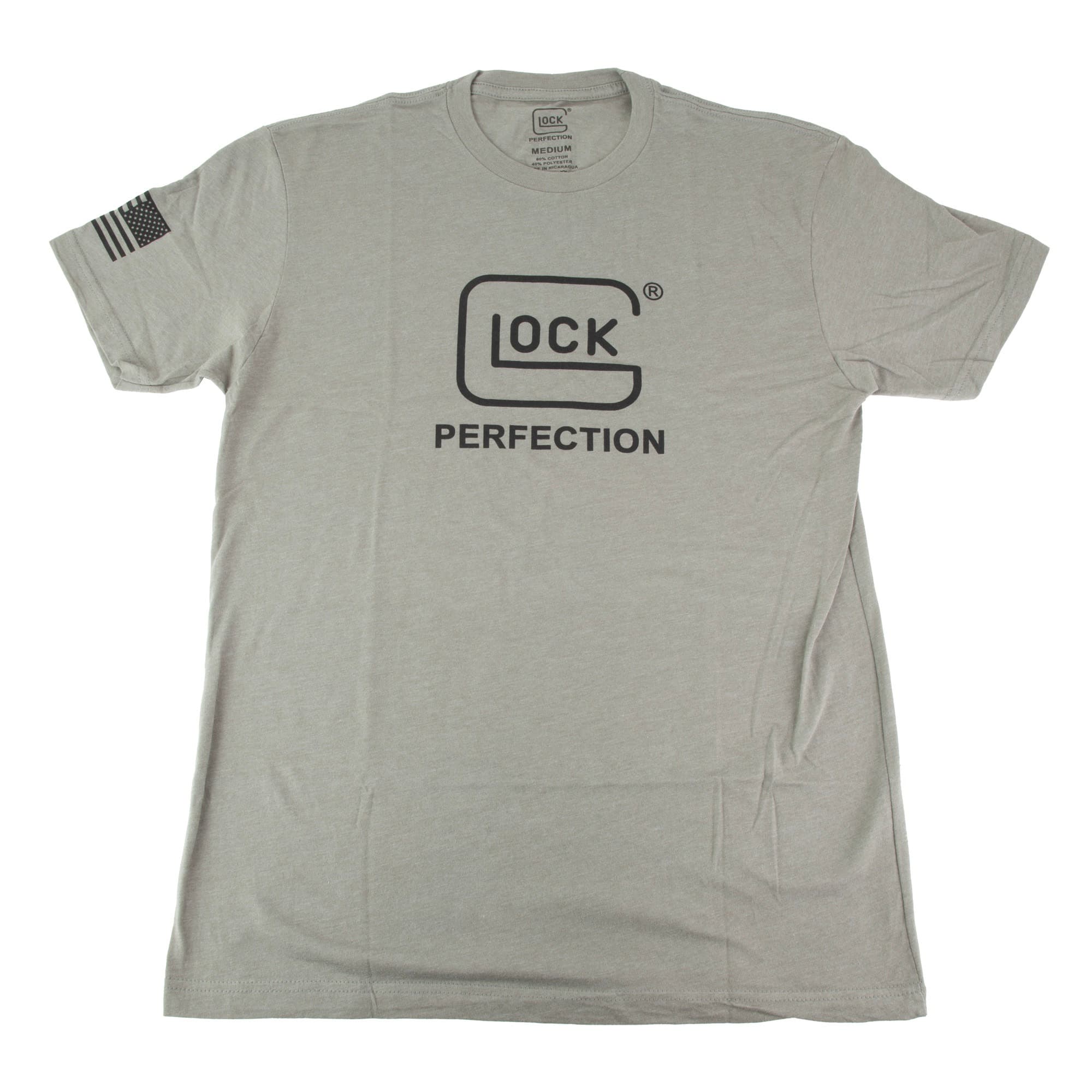Glock Perfection Tee Gray Medium