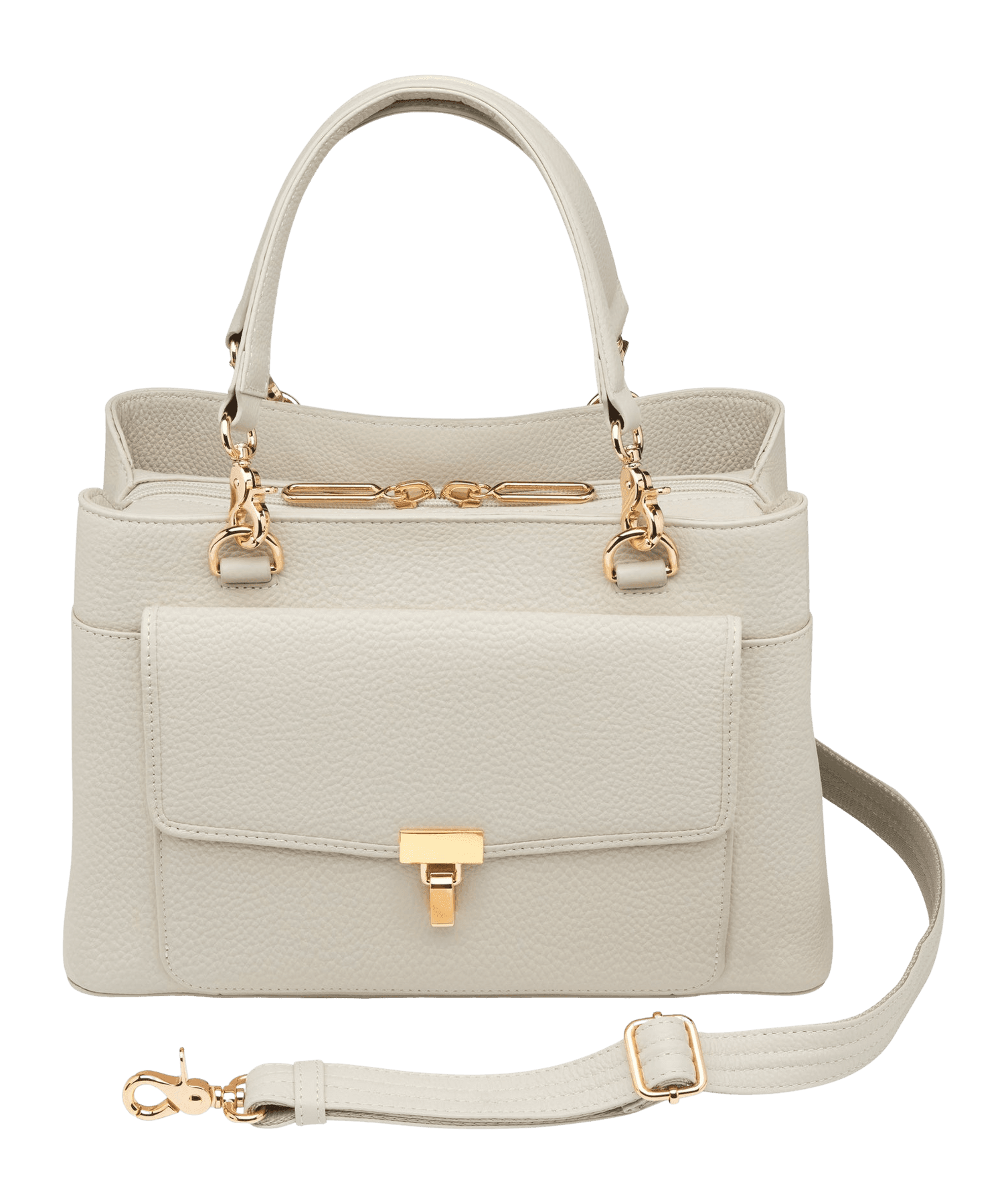 Gun Tote'n Mamas GTM-32 Avenue Large Satchel Concealed Carry Purse Bone Leather