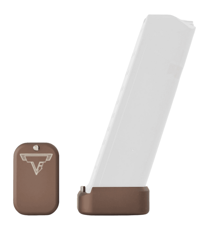Taran Tactical +3/+4 Base Pad for Glock 9mm/40 Coyote