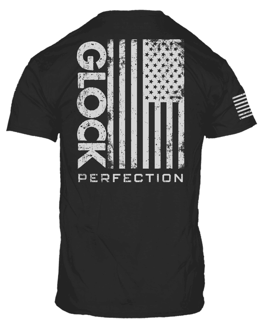 Glock Perfection Flag Tee Black Medium