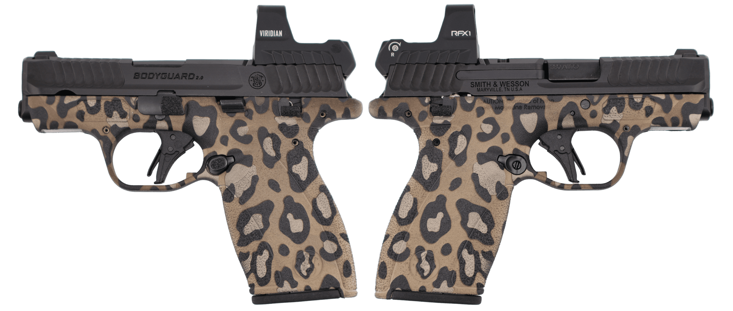 Smith & Wesson Bodyguard 2.0 380 ACP 2.75" 12rd Leopard Print RFX1 Pistol