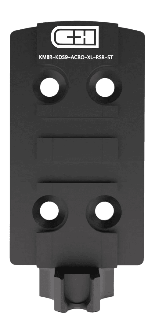 C&H Precision Kimber KDS9c ACRO Optic Mount Plate with Rear Sight
