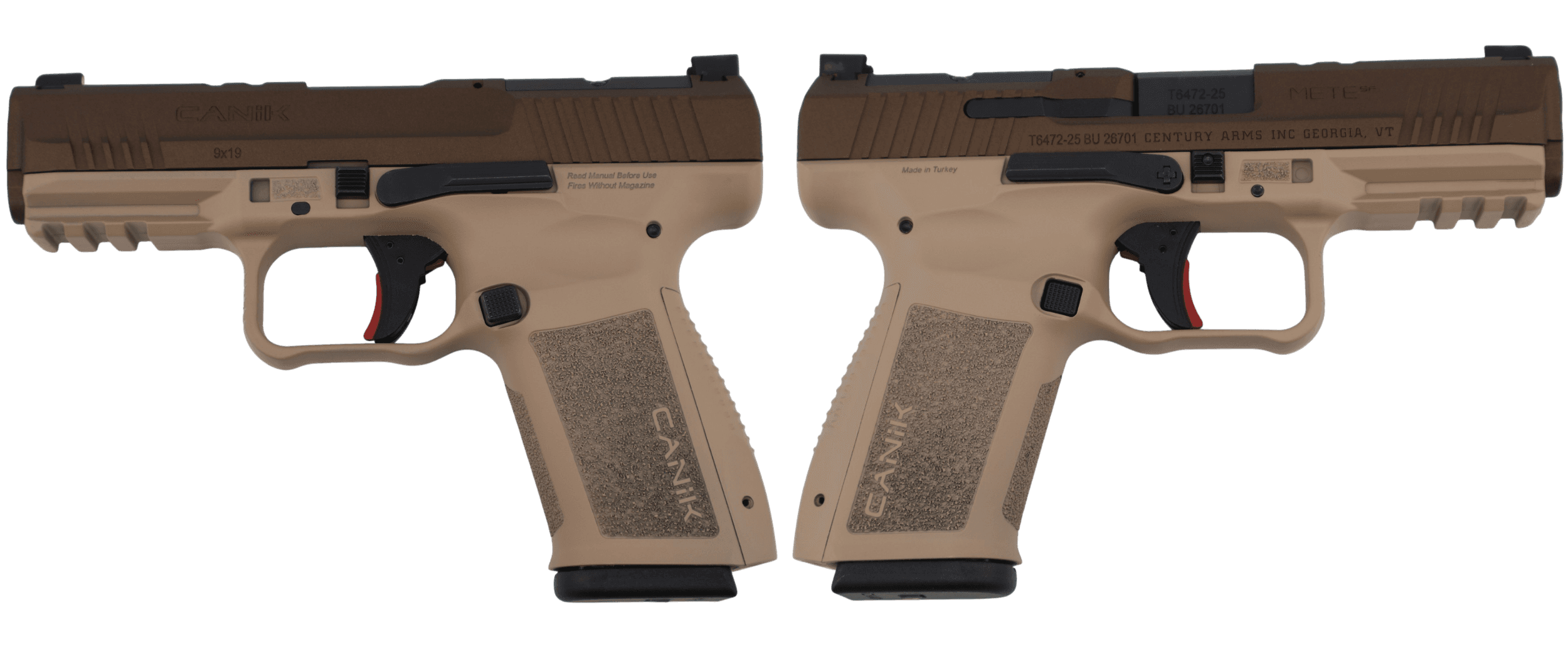 Canik METE SF Ported 9mm 4.19" 15rd Two Tone Tan Pistol