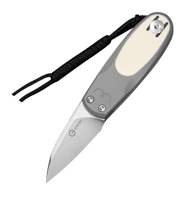 Civivi Purr Knife Gray and Ivory G10