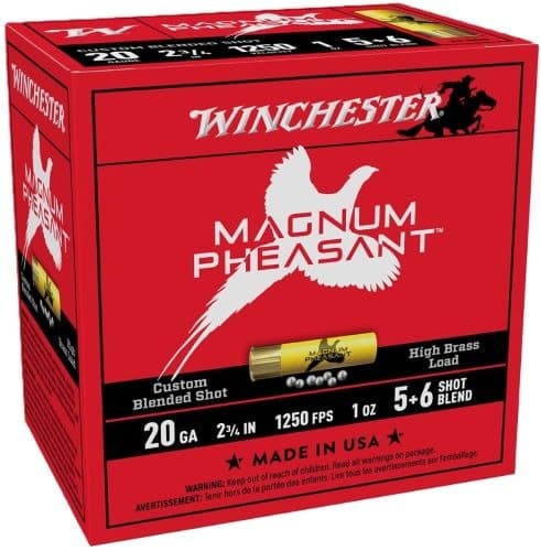 Winchester Magnum Pheasant 20 GA 2.75" 1oz #5/#6 25rd Box