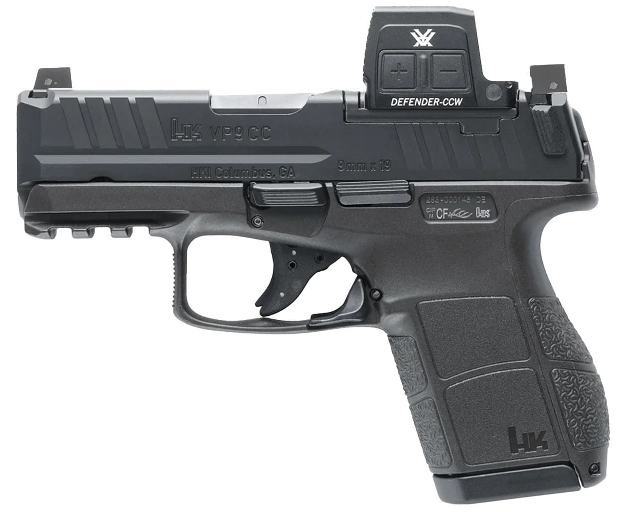 Heckler & Koch VP9CC 9mm 3.13" 10rd Vortex Defender CCW Pistol
