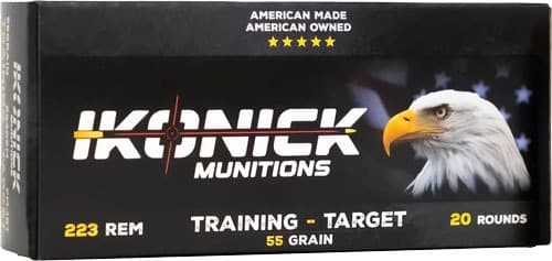 IKONICK USA Premium Range 223 Rem 55gr FMJ 20rd Box