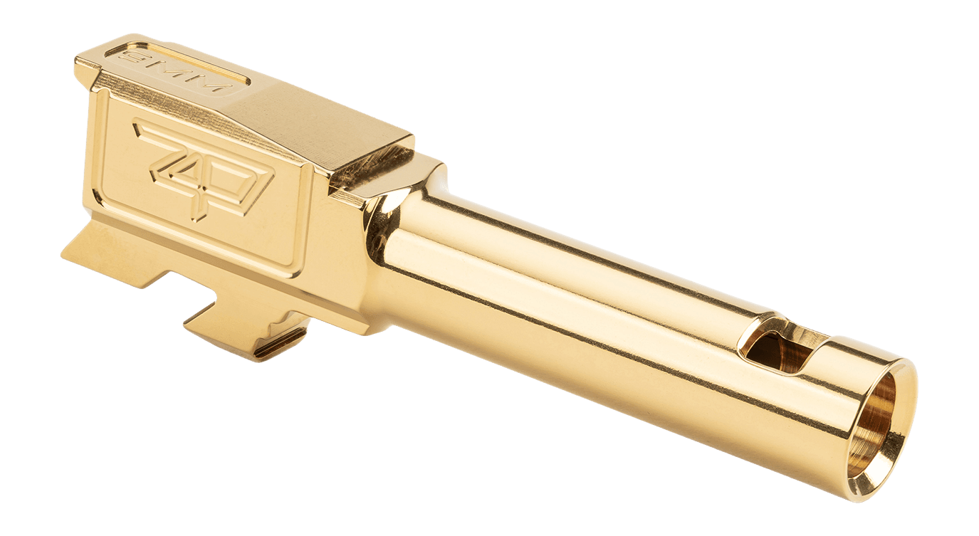 Zaffiri Precision IBS Ported Barrel Glock 43X 9mm Gold