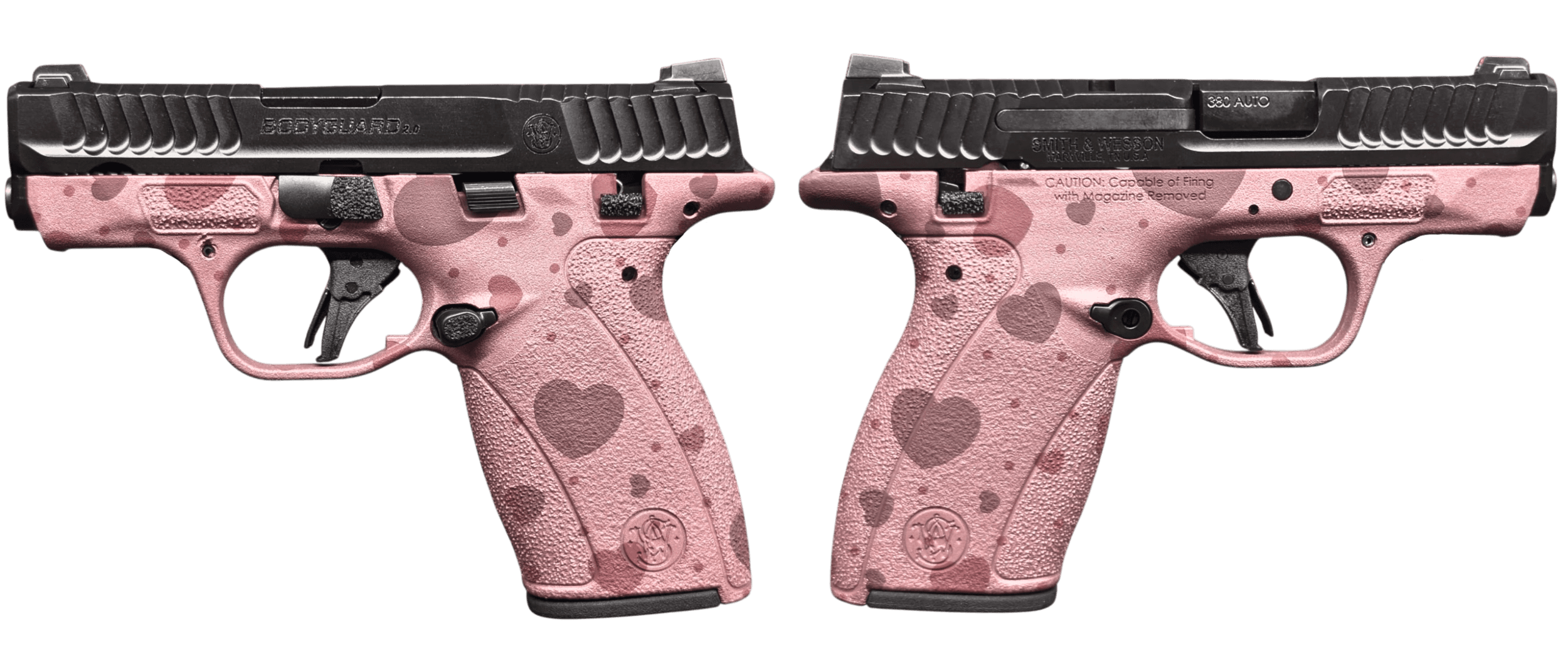 Smith & Wesson Bodyguard 2.0 Blush Hearts 380 ACP 2.75" 12rd Pistol