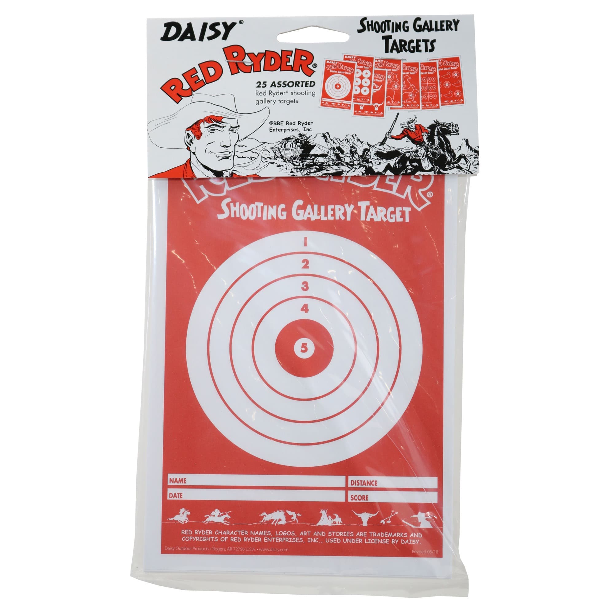 Daisy Red Ryder Paper Targets 25ct