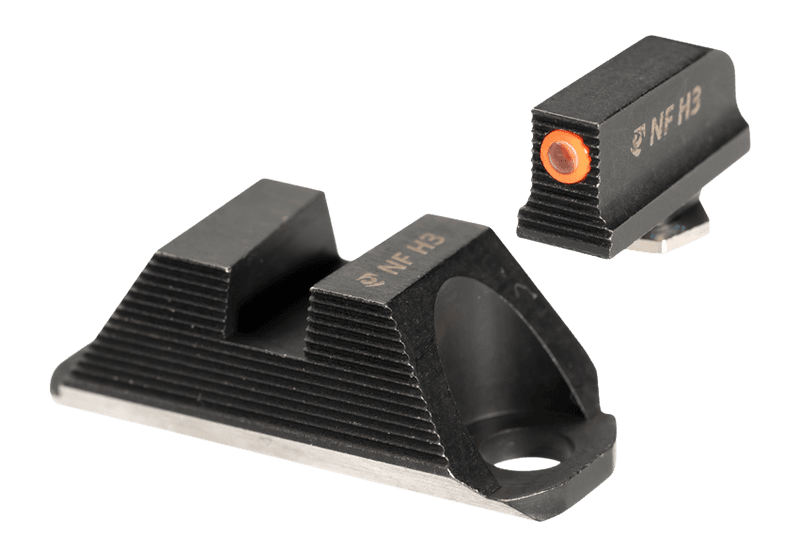 Night Fision Night Sight Set for Glock 19/45 Orange Front Blank Rear
