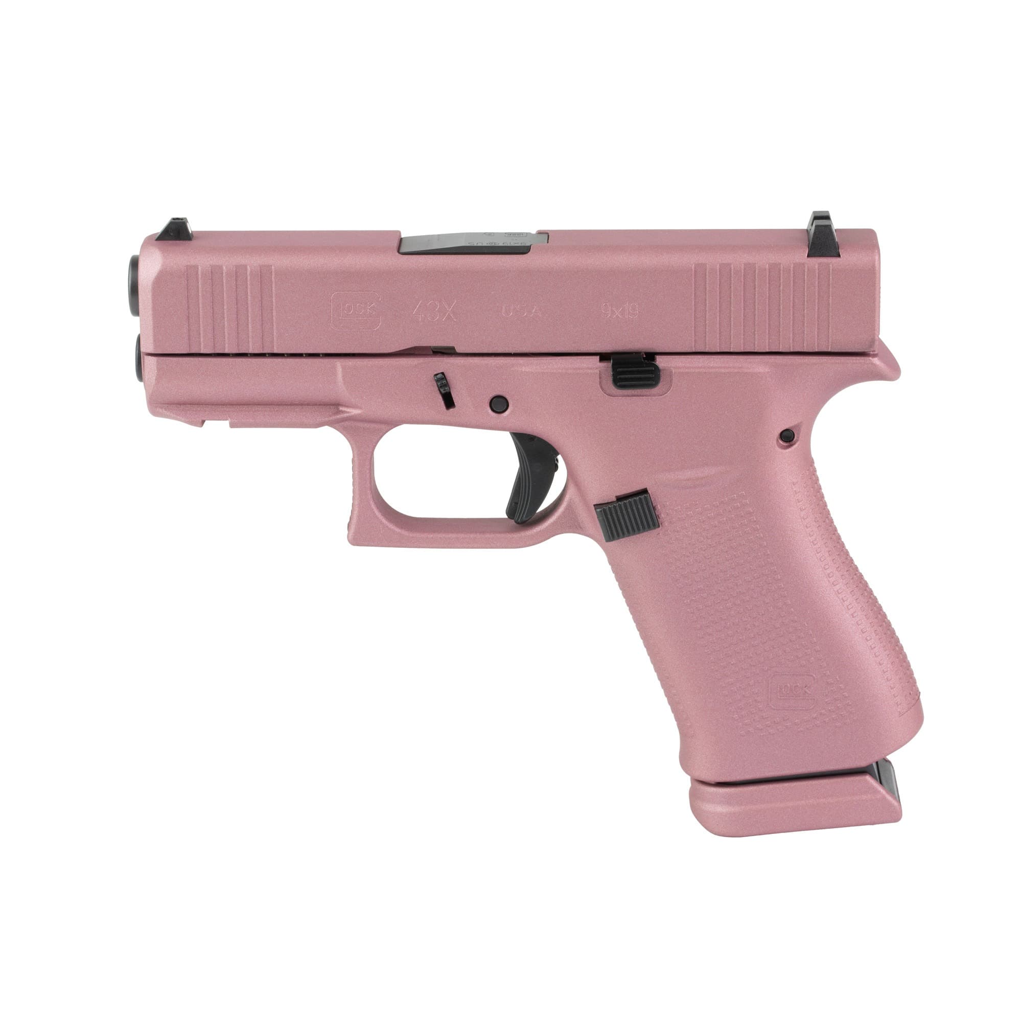 Glock 43X 9mm 3.41" 15rd Plush Pink Pistol