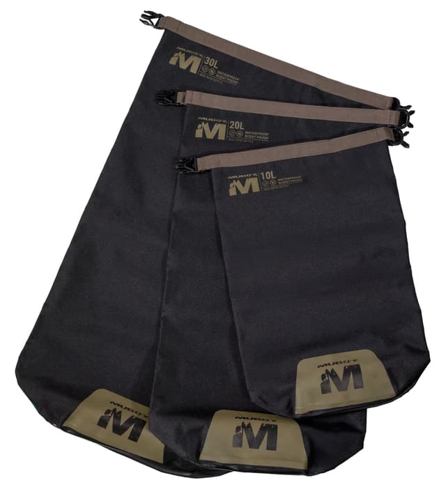 Muddy Waterproof Dry Bag Set 3 Pack 10L 20L 30L